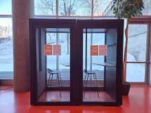 Acoustic Booths Acoustic Booths on 1st floor