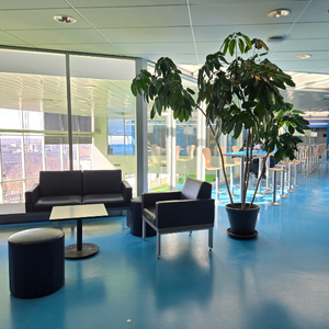 Passerelle : zone de travail hybride