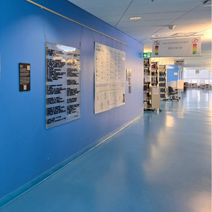 Mur d'exposition