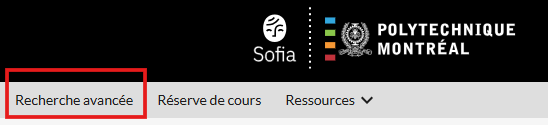 Recherche avancée