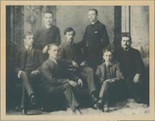 La promotion de 1885 de l'École Polytechnique.