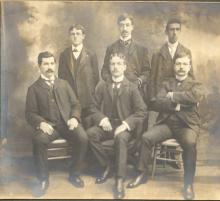 La promotion de 1901 de l'École Polytechnique.