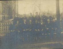 Groupe d'étudiants de l'École Polytechnique, 1905.