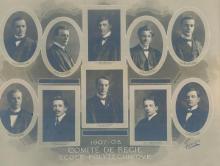 Mosaïque du comité de regie 1907-1908