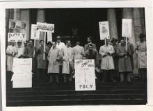 Initiation des nouveaux étudiants de Polytechnique 10 octobre 1945