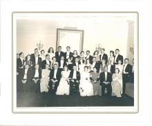 Participants au banquet d'anniversaire de l'École Polytechnique en 1948