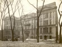 École Polytechnique, rue St. Denis, vers 1923;  
