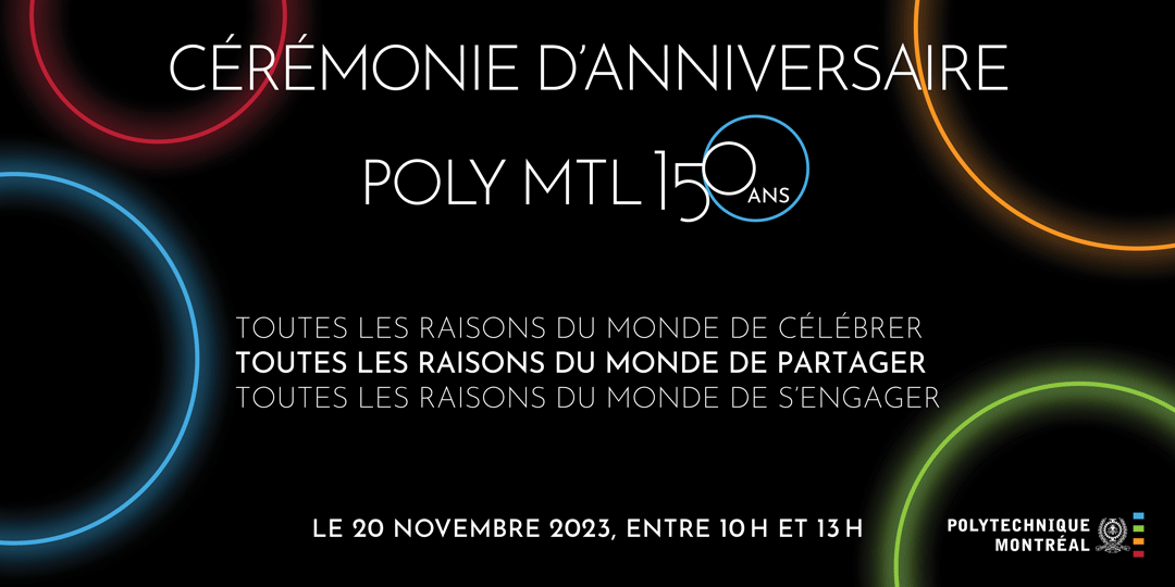 Graduation Polymtl Cérémonie d'anniversaire de Polytechnique Montréal