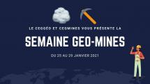 **En ligne** Semaine Géo-Mines 2021 