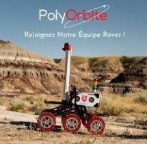 Le projet Rover de la société technique PolyOrbite participe à la Compétition internationale canadienne de rover (CIRC)