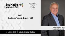 Matins Alumni de Poly | AGF | Serge Gendron