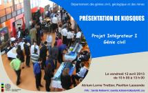 Programme de génie civil - Présentation de kiosques - Projet intégrateur 1
