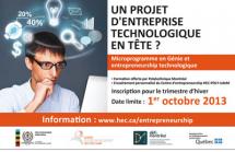 Avez-vous un projet d'entreprise technologique en tête ?