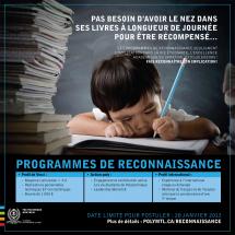 Programmes de reconnaissance: Profil De Vinci, Action-Poly et Profil international