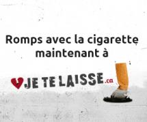 Campagne nationale JE TE LAISSE