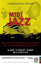 Midi Jazz sur la terrasse Poly-Détente