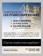 Conférence sur les études supérieures