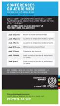 Conférences du jeudi midi - Réussir ses études à Polytechnique