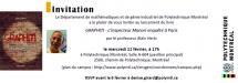 Invitation - Lancement du livre Graphiti du Pr Alain Hertz