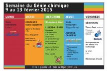 Semaine du Génie chimique