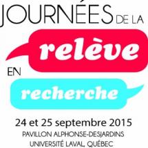 Inscription aux Journées de la relève en recherche - Acfas - Date limite : 11 septembre 2015