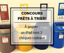 Kiosque et concours : Prêts à trier!