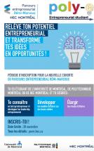 Poly-E : Pizza Conférence du parcours entrepreneurial Rémi-Marcoux