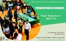 Présentation de kiosques - Génie civil - Projet intégrateur I