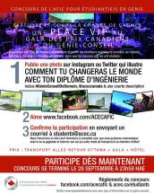 Concours pancanadien : comment changeras-tu le monde avec ton diplôme d’ingénierie?