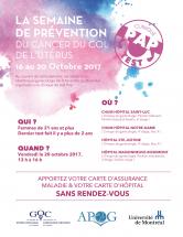 La semaine de prévention du cancer du col de l’utérus