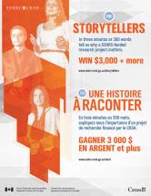 Concours national annuel du CRSH : J’ai une histoire à raconter