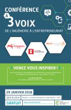 Conférence à 3 voix : De l'ingénierie à l'entrepreneuriat