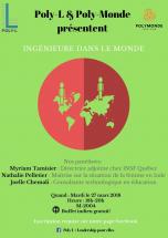 Poly-L et Poly-Monde présentent : L'ingénieure dans le monde