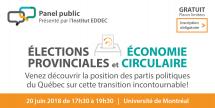 Élections provinciales et économie circulaire : la position des partis politiques du Québec sur cette transition incontournable