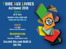 Foire aux livres : Automne 2018