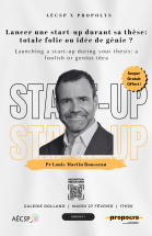 Launching a start-up during your thesis: a foolish or genius idea?