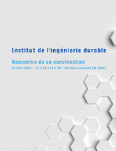 Rencontre de co-construction de l'Institut de l'ingénierie durable