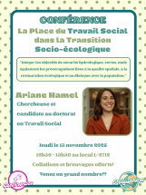 Conférence de PolySphère : « La place du travail social dans la transition socioécologique » 