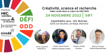 DÉFI ODD : Créativité, science et recherche