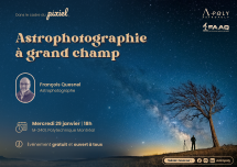 Astrophotographie à grand champ