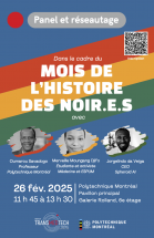 Panel dans le cadre du Mois de l'histoire des Noir.e.s 