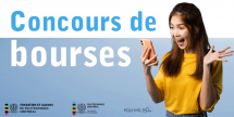 Kiosque d'information sur le concours annuel de bourses