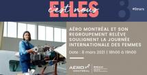 **En ligne** Aéro Montréal et son Regroupement Relève soulignent la Journée internationale des femmes