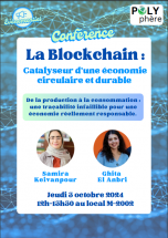 Conférence « La Blockchain : catalyseur pour une économie circulaire et durable »