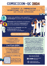 ComSciCon-QC 2024 - L'appel à candidatures est ouvert!