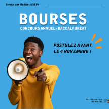 Appel à candidatures - Concours annuel de bourses - Baccalauréat
