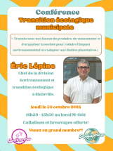 Conférence : « Transition écologique municipale »