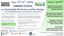 **Online** Create SEED: Summer School 2022