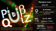 PubQuiz - organisé par le Chapitre Étudiant de l'OPTICA/SPIE de Polytechnique