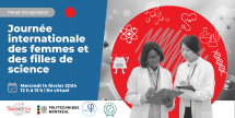 Panel virtuel dans le cadre de la Journée internationale des femmes et des filles de science